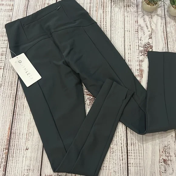 Athleta Stellar Work Travel Tight Dark Gray - Picture 4 of 7
